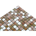 barato telha de mosaico misturado quente - mosaico de vidro do derretimento para a telha da piscina